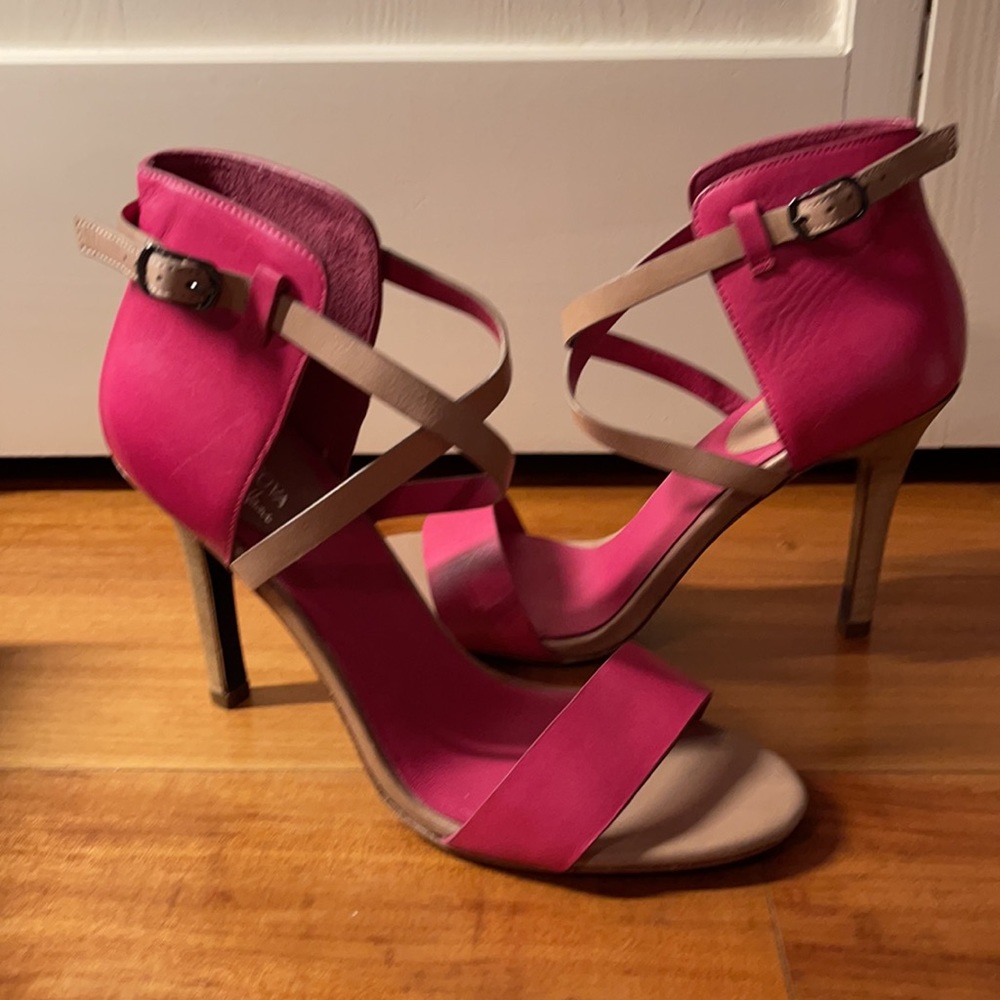 New in Box Maria Sharapova for Cole Haan Leather Strappy Heels Size 8.5